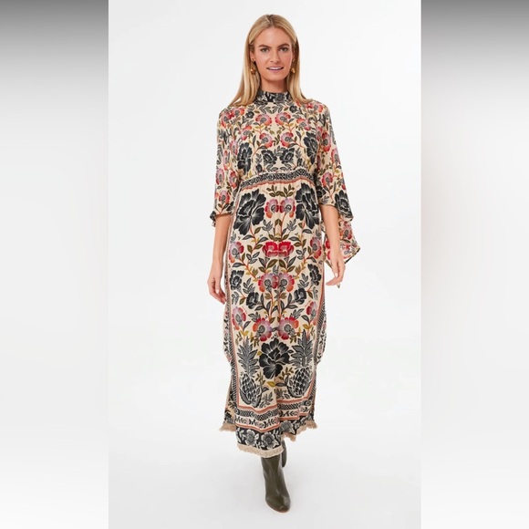 Farm Rio Romantic Garden Maxi Dress XM - Picture 2 of 9